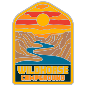 Wildhorse Canyon 1" Enamel Pin