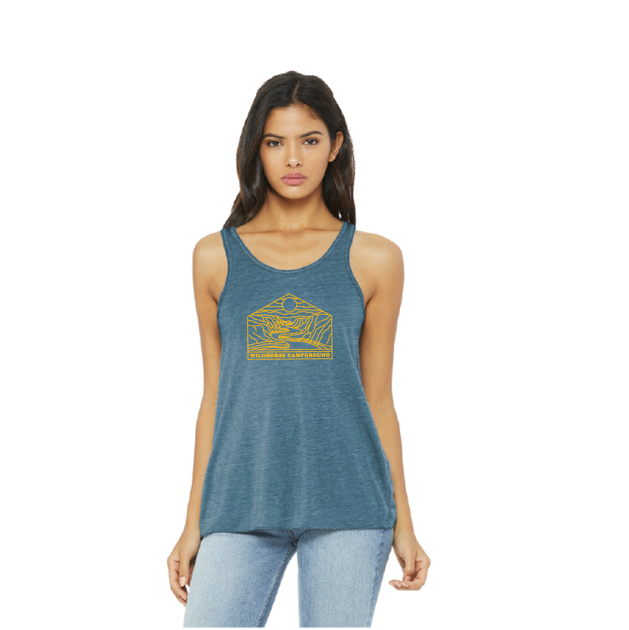Ladies Racerback Geo Tank