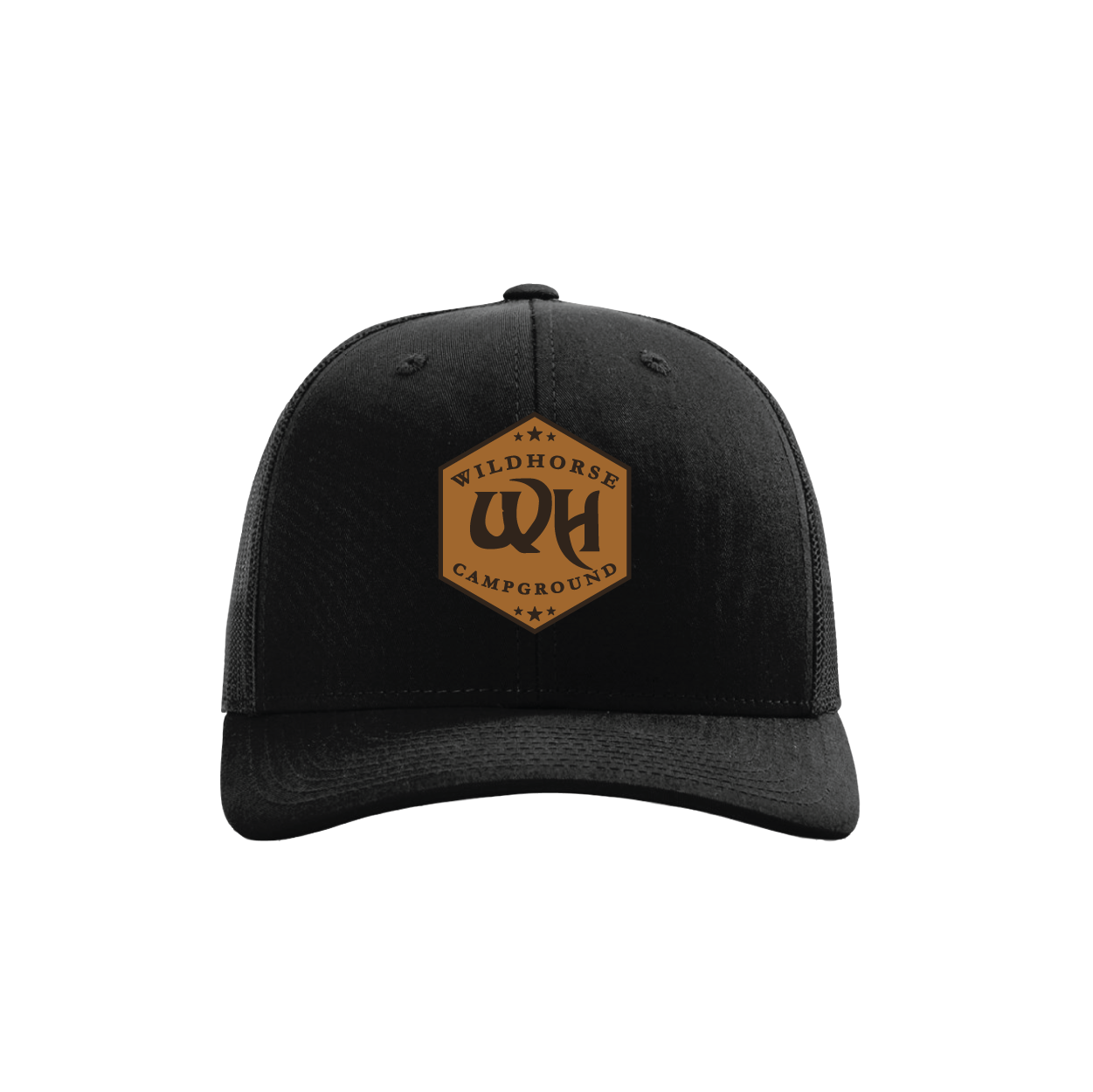 Leather Patch Trucker Hat
